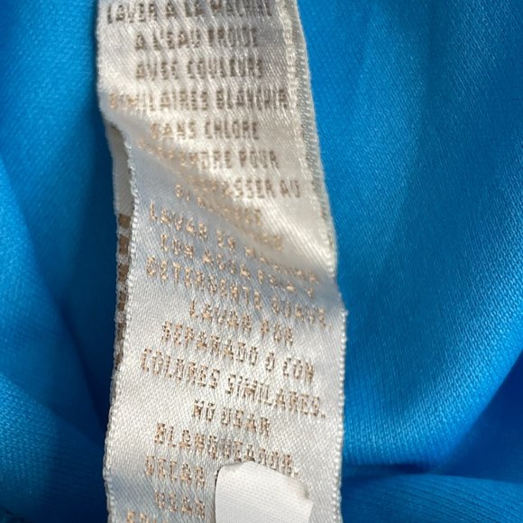 EP Pro Golf Stretch Skort Royal Blue Side Zip Slit Pocket Size 10 - Picture 8 of 8